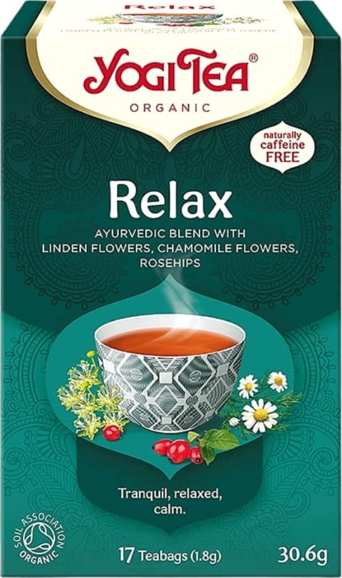 Yogi Tea Herbatka Relax BIO (17 x 1,8 g) 30,6 g Yogi Tea Herbatka Relax BIO (17 x 1,8 g) 30,6 g