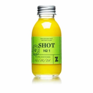 Zakwasownia Rozgrzewający BIO shot pomarańczy z kurkumą i imbirem 100 ml