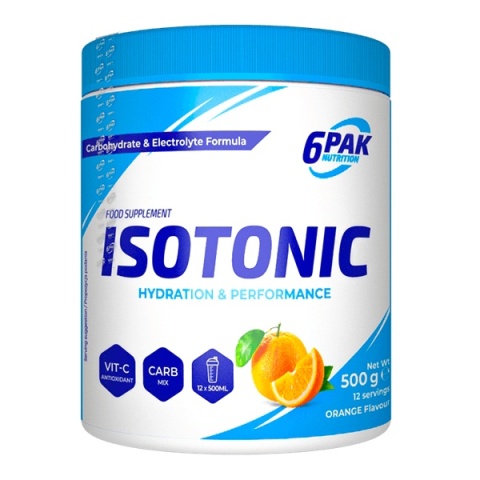 6PAK Izotonik 500g o smaku pomarańczowym 6PAK Izotonik 500g o smaku pomarańczowym