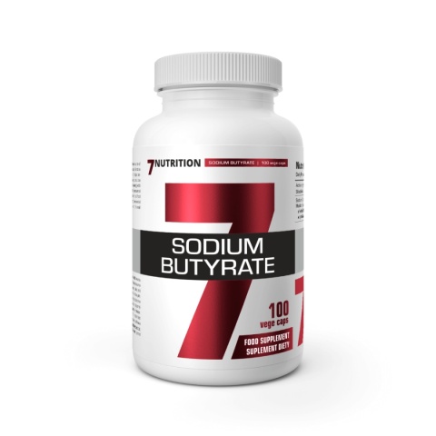 7Nutrition Sodium Butyrate maślan sodu 580mg 100 vege kapsułek 7Nutrition Sodium Butyrate maślan sodu 580mg 100 vege kapsułek