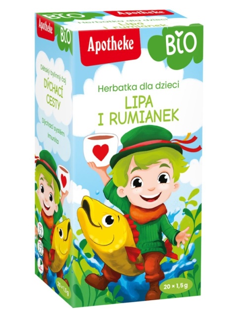Apotheke Herbatka Dla Dzieci Lipa Czarny Bez Rumianek BIO 30g (20x1,5g) Apotheke Herbatka Dla Dzieci Lipa Czarny Bez Rumianek BIO 30g (20x1,5g)