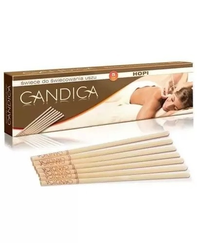 Aura Herbals Candica Świece do świecowania uszu HOPI 5 par Aura Herbals Candica Świece do świecowania uszu HOPI 5 par