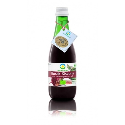 BIOFOOD Sok z buraków kiszonych bez cukru BIO 300 ml BIOFOOD Sok z buraków kiszonych bez cukru BIO 300 ml
