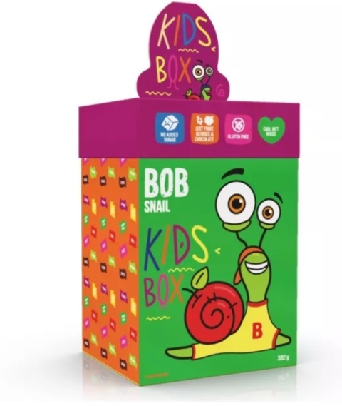 BOB SNAIL Kids Box mix przekąsek z zabawką 382 g BOB SNAIL Kids Box mix przekąsek z zabawką 382 g
