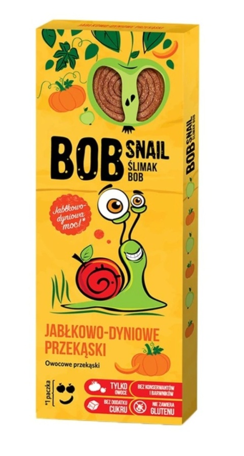BOB SNAIL Przekąska jabłko dynia 30 g BOB SNAIL Przekąska jabłko dynia 30 g
