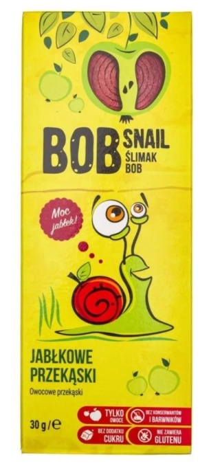 BOB SNAIL Przekąska jabłkowa 30 g
