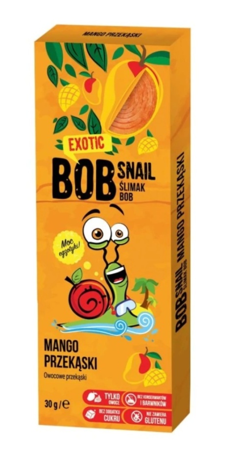 BOB SNAIL Przekąska mango 30 g BOB SNAIL Przekąska mango 30 g