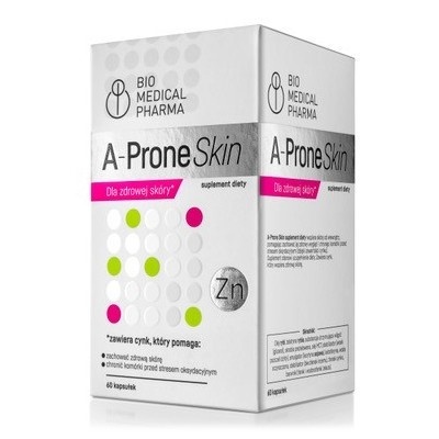 Bio Medical Pharma A-Prone Skin 60 kapsułek Bio Medical Pharma A-Prone Skin 60 kapsułek
