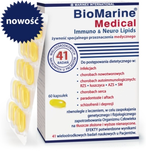 BioMarine® Medical Immuno & Neuro Lipids 60 kapsułek BioMarine® Medical Immuno & Neuro Lipids 60 kapsułek