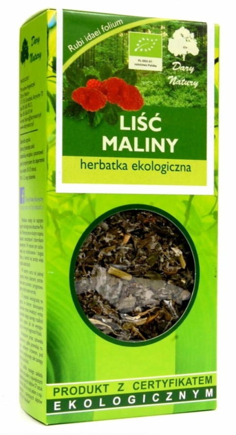 Dary Natury Herbatka Liść Maliny BIO 25 g Dary Natury Herbatka Liść Maliny BIO 25 g