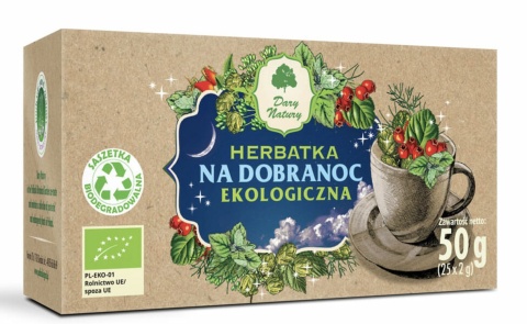 Dary Natury Herbatka Na Dobranoc BIO (25 x 2 g) 50 g Dary Natury Herbatka Na Dobranoc BIO (25 x 2 g) 50 g