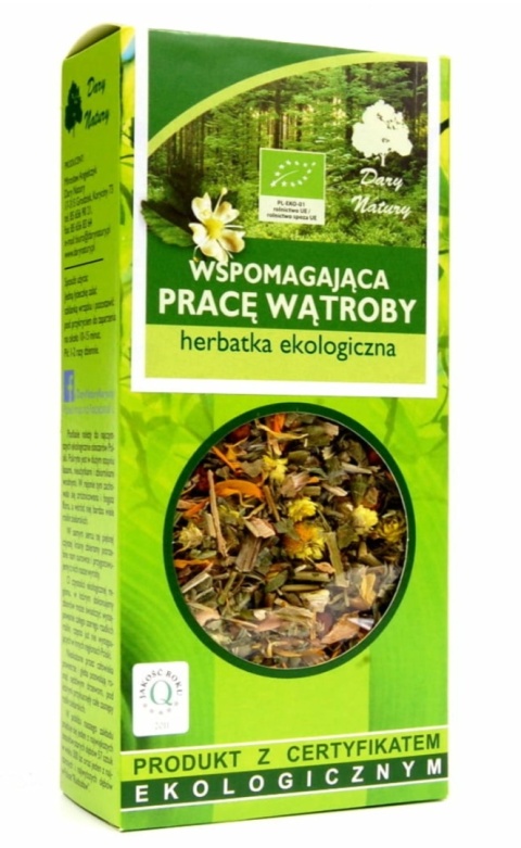 Dary Natury Herbatka Wspomagająca Pracę Wątroby BIO 50 g Dary Natury Herbatka Wspomagająca Pracę Wątroby BIO 50 g