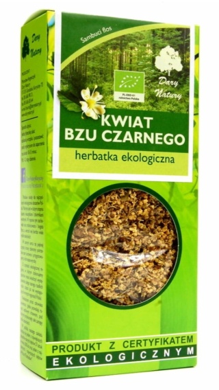 Dary Natury Herbatka Z Kwiatu Czarnego Bzu BIO 50 g