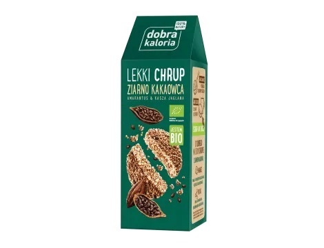 Dobra Kaloria BIO Lekki Chrup ziarno kakaowca 65g Dobra Kaloria BIO Lekki Chrup ziarno kakaowca 65g