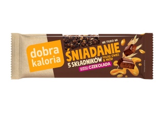 Dobra Kaloria Baton Śniadanie gorzka czekolada owies 40g