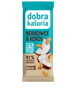 Dobra Kaloria Baton kokos & orzech 35g