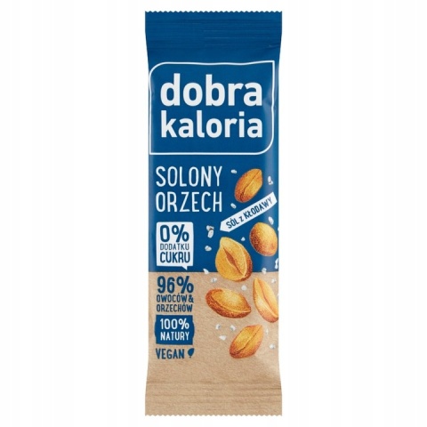 Dobra Kaloria Baton solony orzech 35g Dobra Kaloria Baton solony orzech 35g