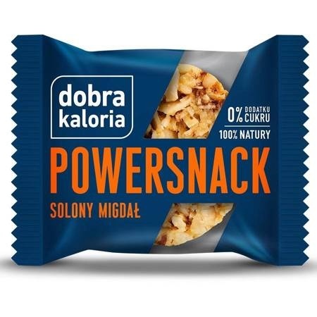 Dobra Kaloria Powersnack solony migdał 30g Dobra Kaloria Powersnack solony migdał 30g