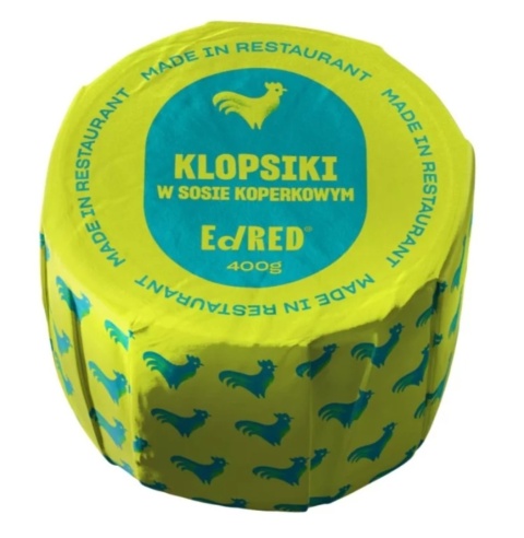 EdRED Klopsy Drobiowe W Sosie Koperkowym 400 g EdRED Klopsy Drobiowe W Sosie Koperkowym 400 g