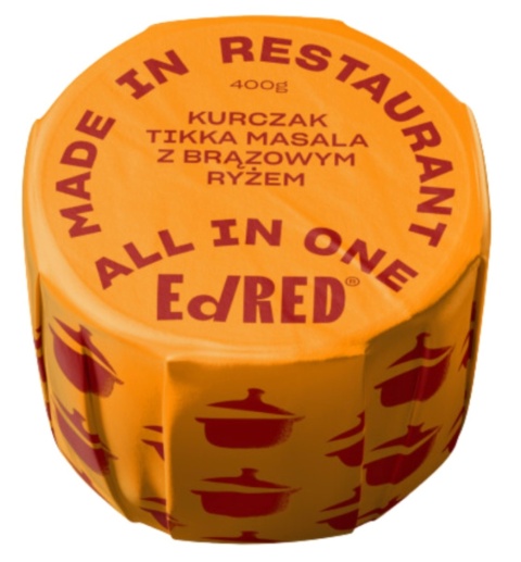 EdRED Kurczak Tikka Masala Z Brązowym Ryżem 400g EdRED Kurczak Tikka Masala Z Brązowym Ryżem 400g