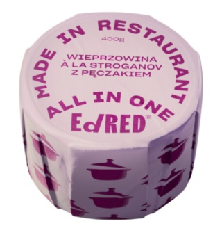 EdRED Wieprzowina Á La Stroganov Z Pęczakiem 400g