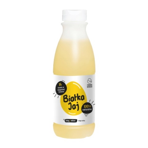 Farma Białka 100% Płynne Czyste Białka jaj kurzych 500 g Farma Białka 100% Płynne Czyste Białka jaj kurzych 500 g