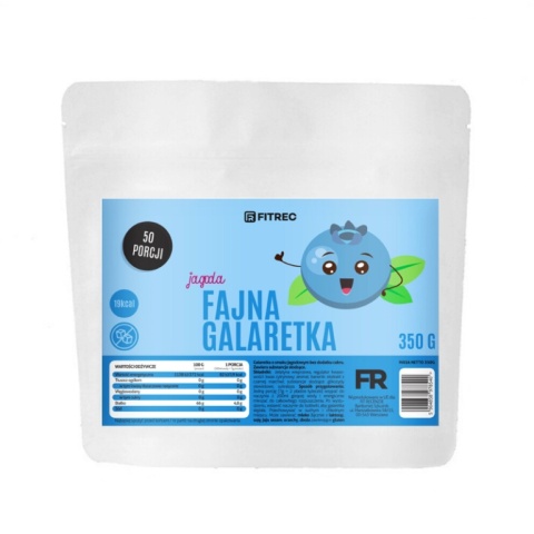 FitRec Fajna Galaretka Jagoda 350g FitRec Fajna Galaretka Jagoda 350g