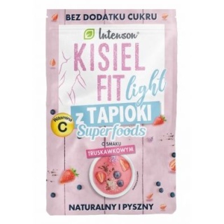 Intenson Kisiel z tapioki Fit truskawkowy 30g