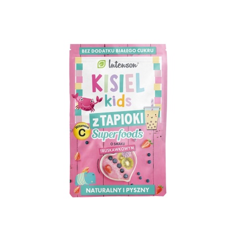 Intenson Kisiel z tapioki Kids truskawkowy 30g Intenson Kisiel z tapioki Kids truskawkowy 30g