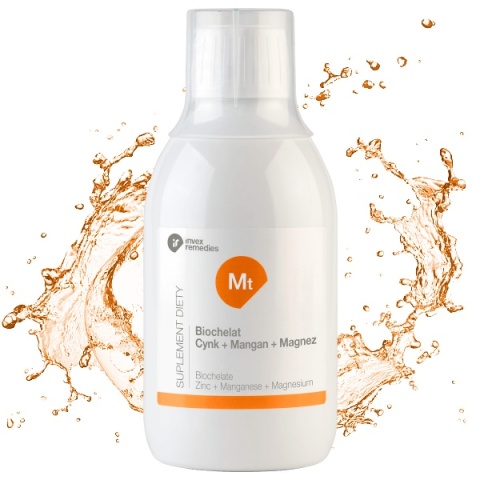 Invex Remedies Biochelat Cynk + Mangan + Magnez 300 ml Invex Remedies Biochelat Cynk + Mangan + Magnez 300 ml