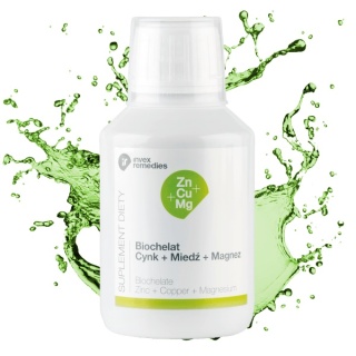 Invex Remedies Biochelat Cynk + Miedź + Magnez 150 ml