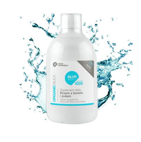 Invex Remedies Silor + B + J Krzem organiczny z borem i jodem 500 ml Invex Remedies Silor + B + J Krzem organiczny z borem i jodem 500 ml