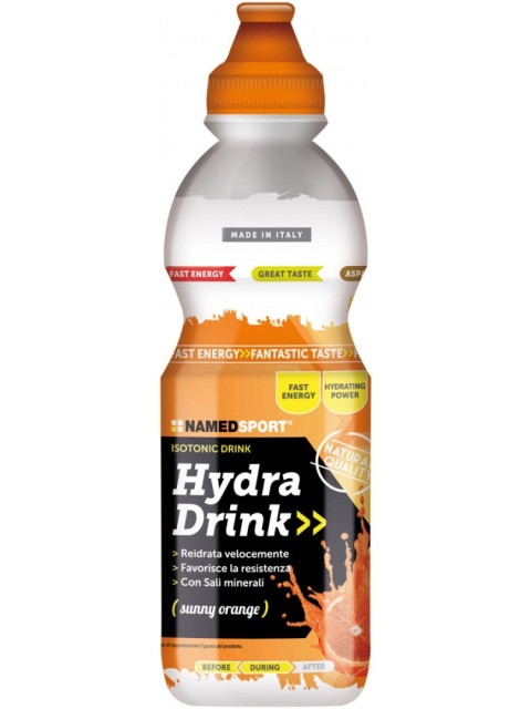 Namedsport Hydra Drink napój izotoniczny 500 ml o smaku pomarańczowym Namedsport Hydra Drink napój izotoniczny 500 ml o smaku pomarańczowym