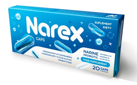 Narex Probiotyk Narine 20 kapsułek Narex Probiotyk Narine 20 kapsułek