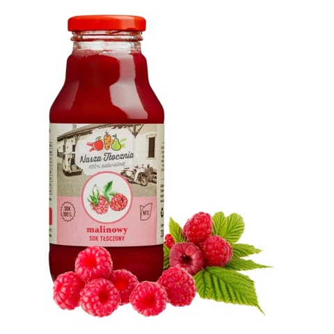 Nasza Tłocznia Sok 100% Malina NFC 330 ml Nasza Tłocznia Sok 100% Malina NFC 330 ml