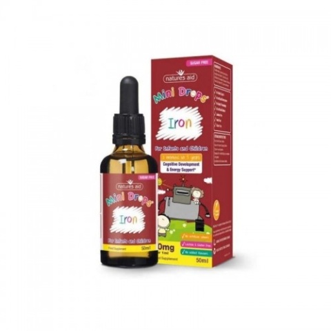 Natures Aid Mini Żelazo dla dzieci 50 ml Natures Aid Mini Żelazo dla dzieci 50 ml