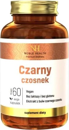 Noble Health Czarny czosnek 60 kapsułek Noble Health Czarny czosnek 60 kapsułek