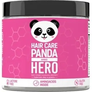 Noble Health Hair Care Panda Amino Hero w proszku 150g Noble Health Hair Care Panda Amino Hero w proszku 150g