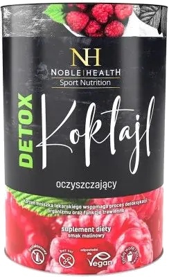 Noble Health Koktajl oczyszczający malinowy 150g Noble Health Koktajl oczyszczający malinowy 150g
