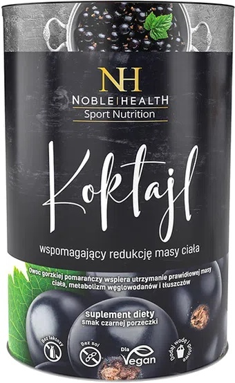 Noble Health Koktajl wspomagający redukcję masy ciała 150 g Noble Health Koktajl wspomagający redukcję masy ciała 150 g