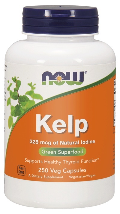 Now Foods Kelp (jod) 325µg 250 kapsułek Now Foods Kelp (jod) 325µg 250 kapsułek