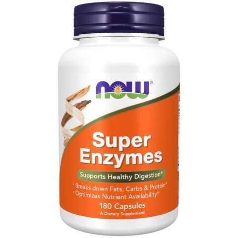 Now Foods Super Enzymes 180 kapsułek Now Foods Super Enzymes 180 kapsułek