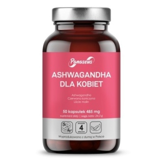 Panaseus Ashwagandha dla Kobiet 50 kapsułek