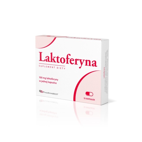 Pharmabest Laktoferyna 100mg 15 kapsułek Pharmabest Laktoferyna 100mg 15 kapsułek
