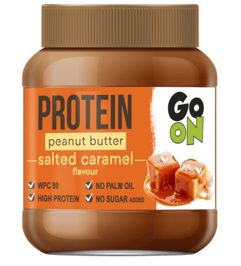 Sante Go On Protein Peanut Butter 350 g smaku słonego karmelu Sante Go On Protein Peanut Butter 350 g smaku słonego karmelu