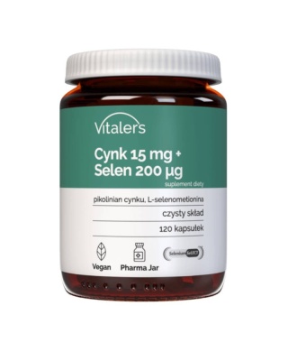 Vitaler's Cynk + Selen organiczny 120 kapsułek