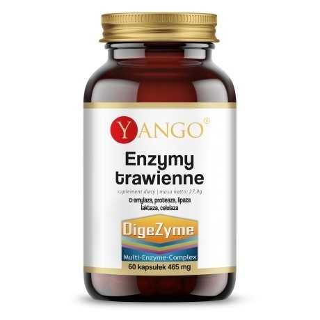 YANGO Enzymy trawienne 60 kapsułek YANGO Enzymy trawienne 60 kapsułek