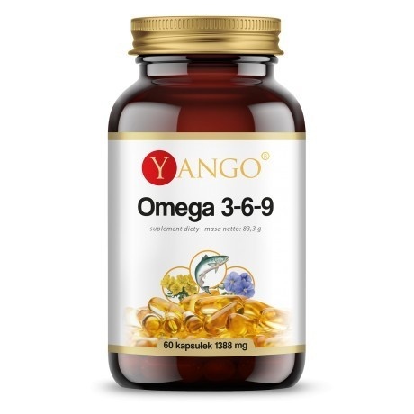YANGO Omega 3-6-9 1000mg 60 kapsułek YANGO Omega 3-6-9 1000mg 60 kapsułek