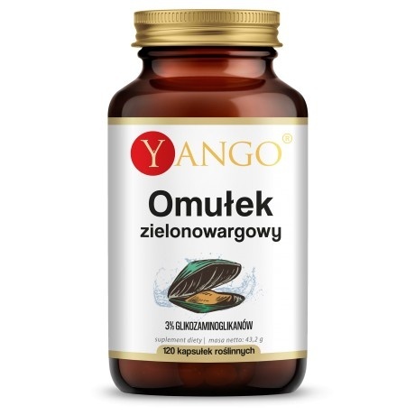 YANGO Omułek zielonowargowy 120 kapsułek YANGO Omułek zielonowargowy 120 kapsułek