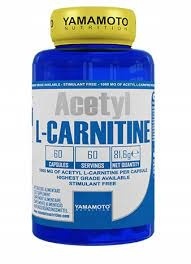 Yamamoto Nutrition Acetyl L-carnitine 1000mg 60 kapsułek Yamamoto Nutrition Acetyl L-carnitine 1000mg 60 kapsułek